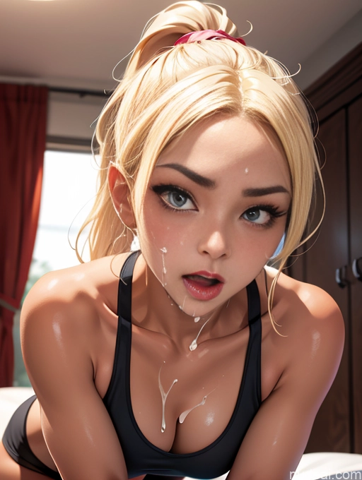 related ai porn images free for Tanned Skin Orgasm Bedroom Busty Shocked Pubic Hair Cumshot Thigh Socks Sports Bra Ponytail Blonde