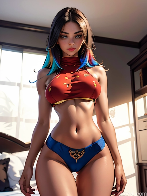 related ai porn images free for Bedroom Pubic Hair Long Hair Dark Skin Brunette Busty Crop Top Harem Pants Middle Eastern Sexy Face Hourglass