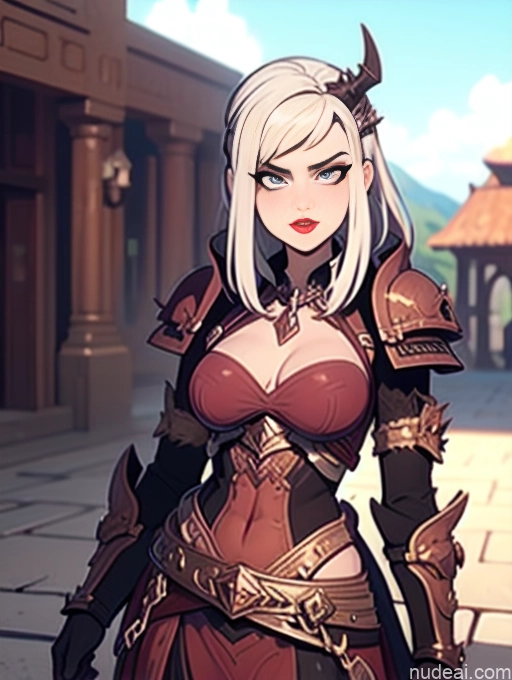 related ai porn images free for Milf White Hair Perfect Boobs Slicked Lipstick BiBiDongYoung Warrior Princesses Fantasy Armor Small Tits Steampunk Khorne Serious