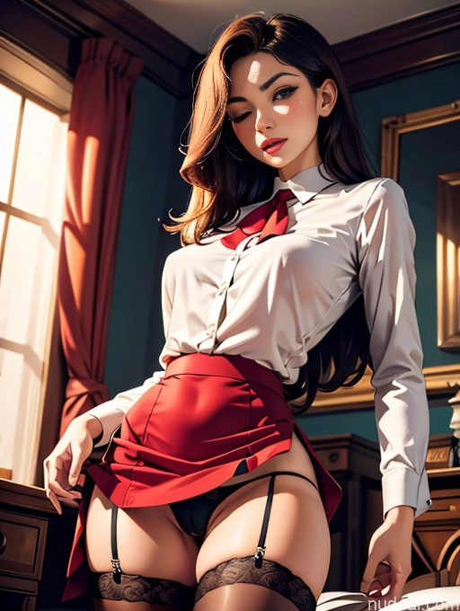 related ai porn images free for Busty Pubic Hair Tanned Skin Orgasm Shocked Two Long Hair Brunette Bedroom Blouse Mini Skirt Stockings