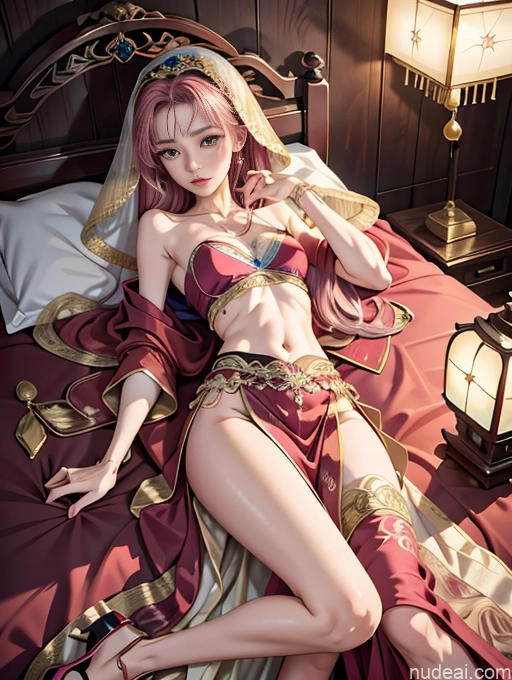 related ai porn images free for Model One Beautiful Skinny 18 Long Hair Japanese Bedroom Seductive Pink Hair On Back High Heels China Goddess Fashion