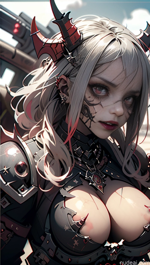 related ai porn images free for Serious Desert Close-up View Perfect Boobs Lipstick Devil Khorne Demon Style Vampire Gothic Punk Girl Huge Boobs Bra Pull Down Succubus