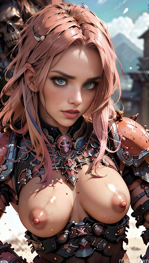 related ai porn images free for Pubic Hair Serious Close-up View Khorne Huge Tits, Hard Nipples Bra Pull Down Pink Hair Spread_legs, Pussy, Split_legs
