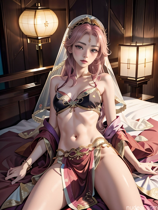 related ai porn images free for Model One Beautiful Skinny 18 Pink Hair Long Hair Japanese Bedroom On Back Seductive China Goddess Fashion