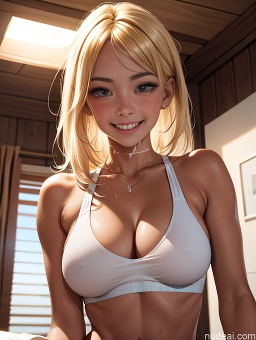 related ai porn images free for Busty Pubic Hair Tanned Skin Blonde Jewelry Bangs Sports Sports Bra Happy Bedroom Cumshot
