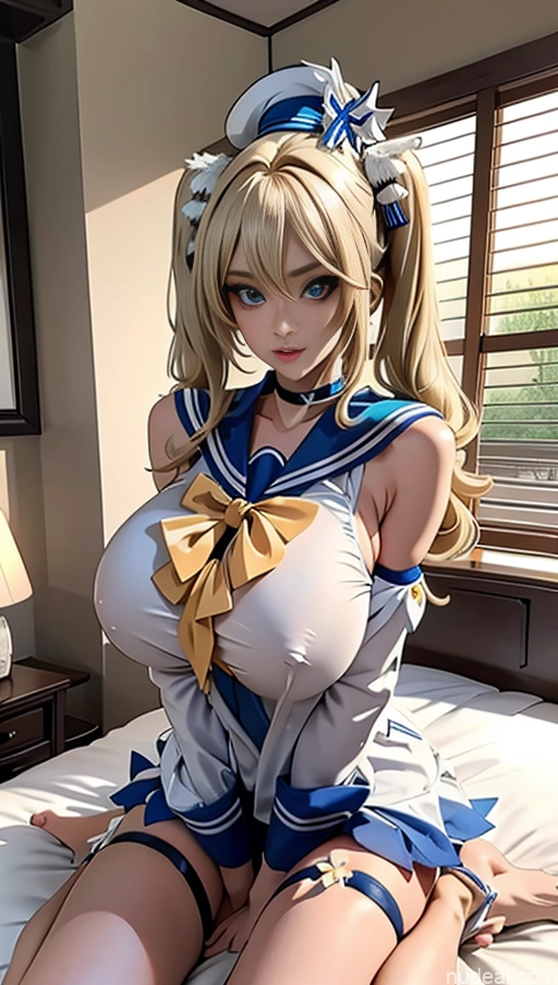Busty Huge Boobs Perfect Boobs Beautiful Skinny Big Ass Tall Perfect Body Long Legs Fairer Skin Sexy Face Japanese Anime Bedroom Babara: Genshin Impact Cosplayers