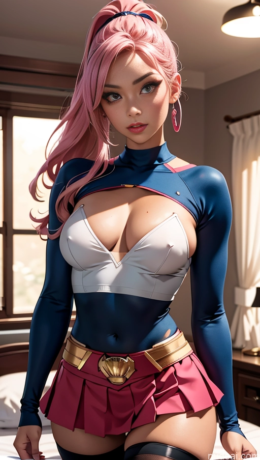 related ai porn images free for Busty Pubic Hair Tanned Skin Seductive Pink Hair Bedroom Micro Skirt Superhero Thigh Socks Jewelry Ponytail