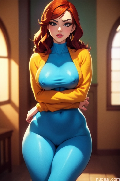 related ai porn images free for Lingerie Model Perfect Boobs Beautiful Perfect Body 20s Serious Ginger Long Hair Italian Bedroom Sweater Skinny