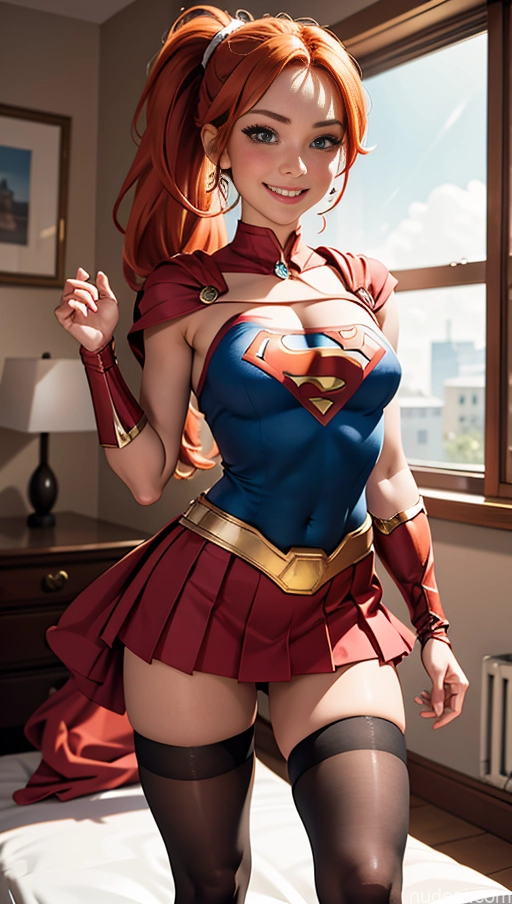 related ai porn images free for Busty Pubic Hair Tanned Skin Bedroom Thigh Socks Jewelry Ginger Ponytail Happy Micro Skirt Superhero