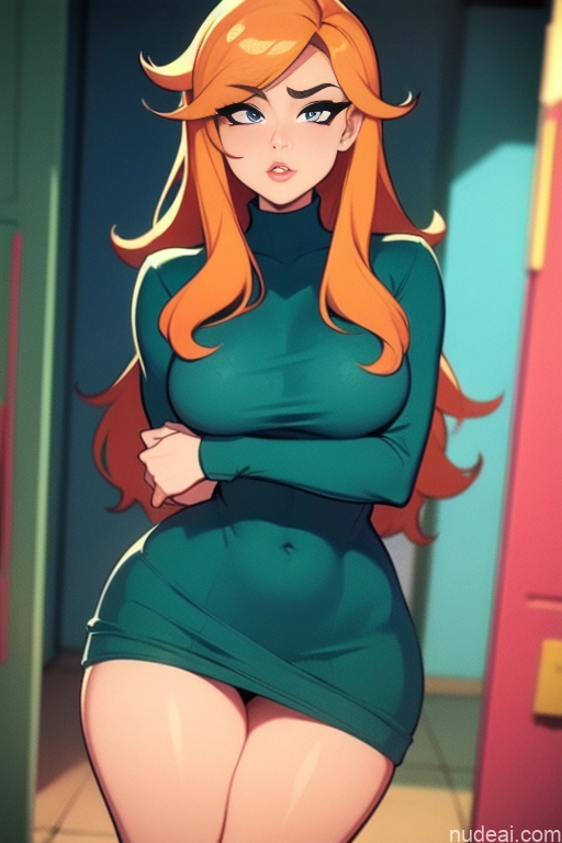 related ai porn images free for Woman Perfect Boobs Beautiful Tall Perfect Body 20s Serious Ginger Long Hair Dutch Locker Room Panties Sweater