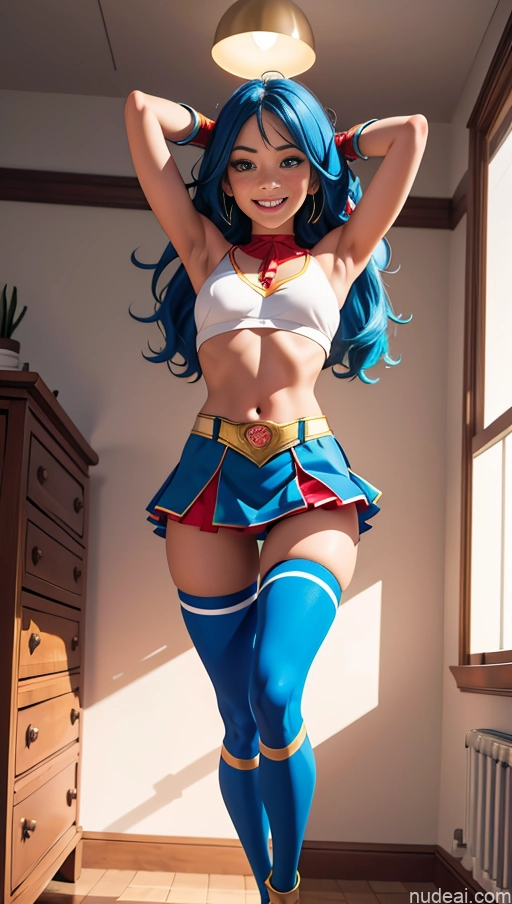 related ai porn images free for Busty Pubic Hair Long Hair Tanned Skin Blue Hair Bedroom Superhero Thigh Socks Jewelry Mini Skirt T-pose Happy