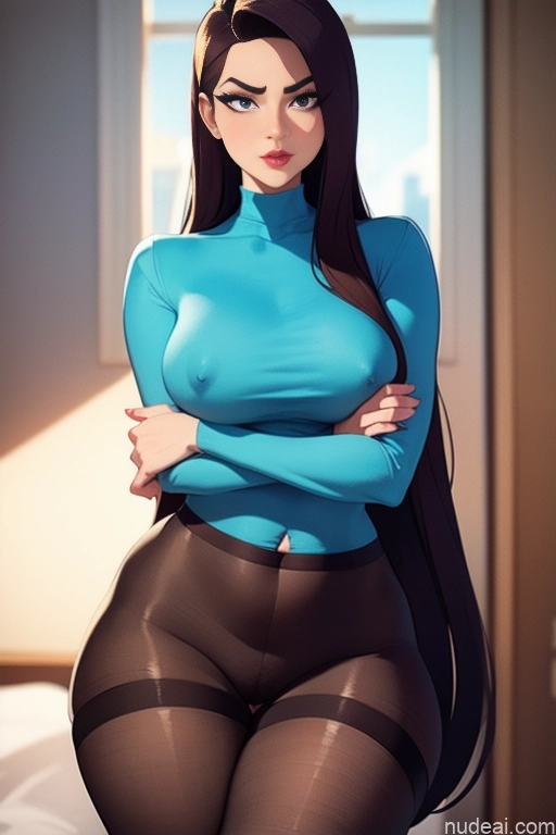 related ai porn images free for Model Perfect Boobs Tall Perfect Body 20s Serious Brunette Long Hair Dutch Office Secretary Shirt Stockings Topless Harem Pants