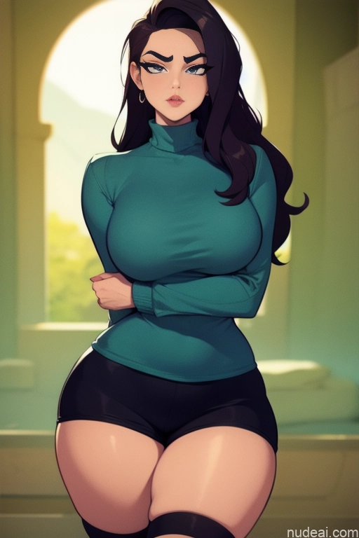 related ai porn images free for Model Beautiful Tall Perfect Body Long Hair 18 Serious Brunette Dutch Mountains Back View Short Shorts Sweater Detailed High Socks