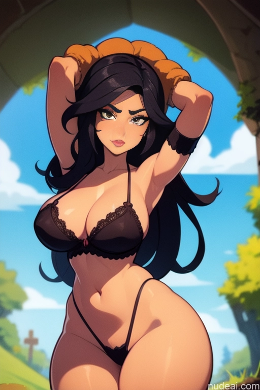 related ai porn images free for Model Beautiful Tall Perfect Body Long Hair 20s Serious Brunette Dutch Cave Bra Fur Traditional Tribal
