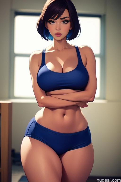 related ai porn images free for Woman Perfect Boobs Beautiful Thick Tall Perfect Body 20s Serious Ginger Bobcut Czech Gym Short Shorts Sports Bra