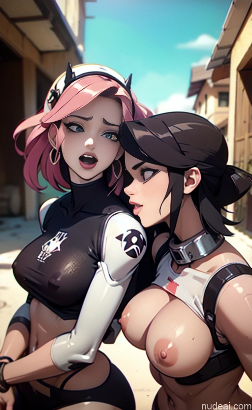 related ai porn images free for Busty Perfect Boobs Lipstick Big Hips Pubic Hair Tanned Skin Serious Pink Hair Close-up View Crop Top Bra Pull Down Khorne Wet T-Shirt Buxomy SSS: A-Mecha Musume A素体机娘