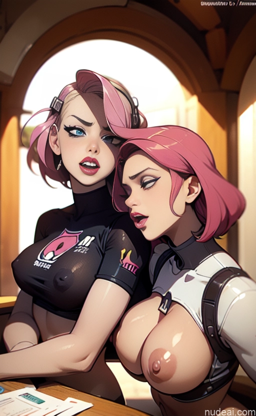 related ai porn images free for Busty Perfect Boobs Lipstick Big Hips Pubic Hair Tanned Skin Serious Pink Hair Close-up View Crop Top Bra Pull Down Khorne Wet T-Shirt Buxomy SSS: A-Mecha Musume A素体机娘