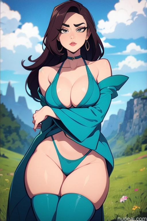 related ai porn images free for Model Beautiful Tall Perfect Body Long Hair 18 Serious Brunette Dutch Mountains Kimono