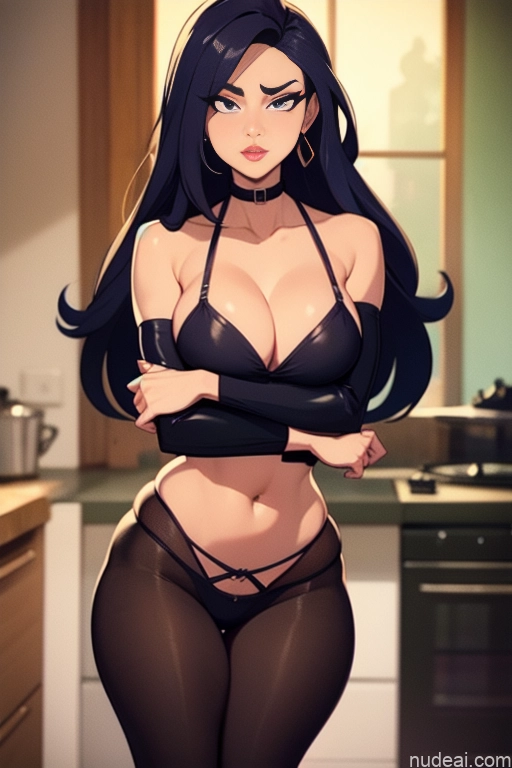 related ai porn images free for Model Beautiful Tall Perfect Body 18 Serious Ginger Long Hair Dutch Kitchen Choker Bdsm