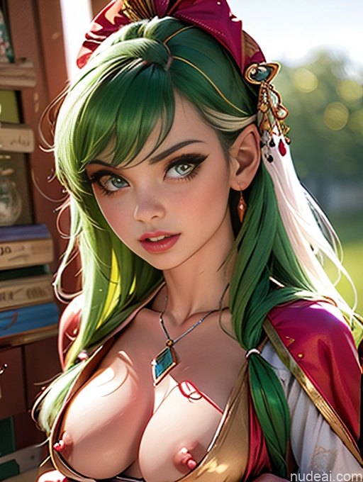 related ai porn images free for Busty Perfect Boobs Lipstick Pubic Hair Serious Green Hair Close-up View Nymphs Huge Tits, Hard Nipples Bra Pull Down Winter Hanfu