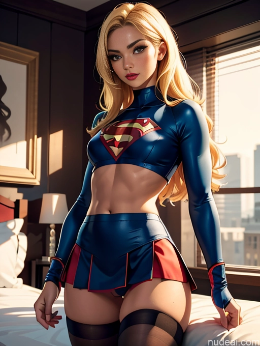 related ai porn images free for Busty Lipstick Pubic Hair Tanned Skin Oiled Body Blonde Bedroom Superhero Thigh Socks Bangs Micro Skirt Seductive Crop Top