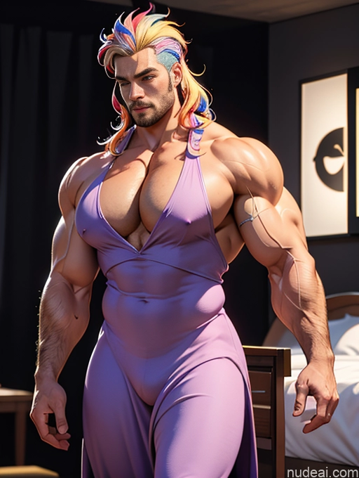 related ai porn images free for Huge Boobs Thick 3d Abs Bodybuilder Front Facing Full Body Nightgown