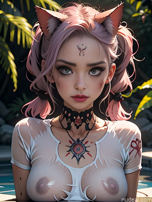 related ai porn images free for Milf Perfect Boobs Lipstick Pubic Hair Tanned Skin Serious Pink Hair Close-up View Clown Purple Hair, Hair Ornament, Twintails, Cat Ears Hairstyle No Panties? Khorne Wet T-Shirt